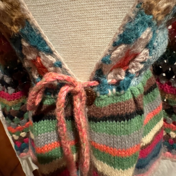 Boston Proper crochet sweater S - Picture 3 of 12